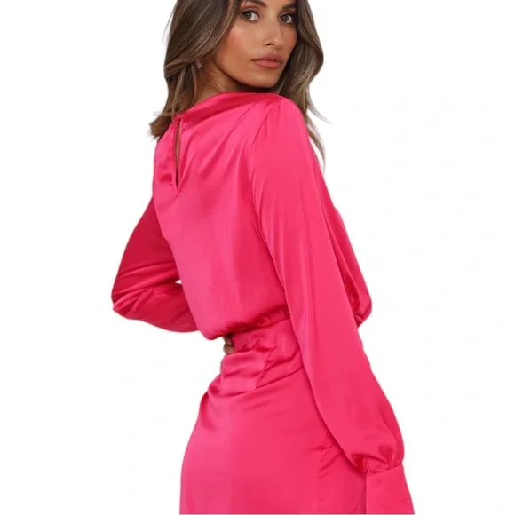 Hello Molly SWIFT AND CLEAN DRESS Fuchsia - Picture 6 of 10